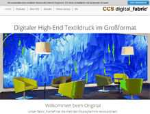 Tablet Screenshot of ccs-digital.de